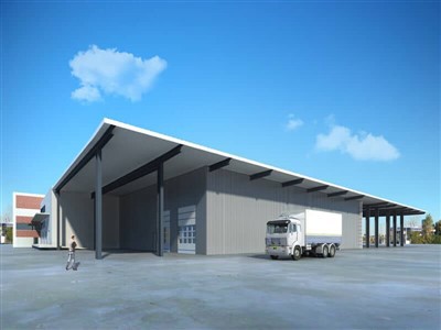 Stålstrukturopbygning